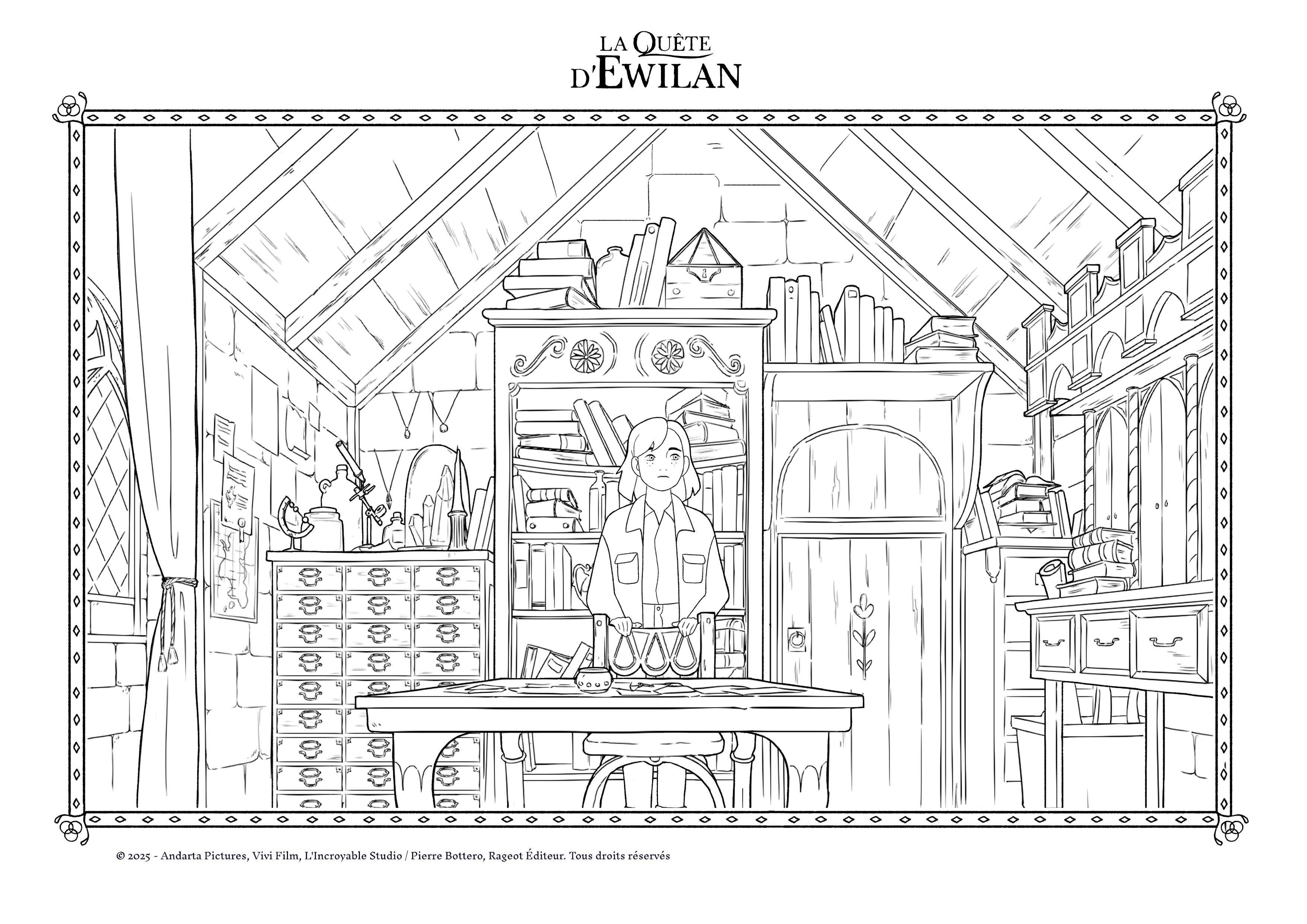 Coloriage Le Bureau