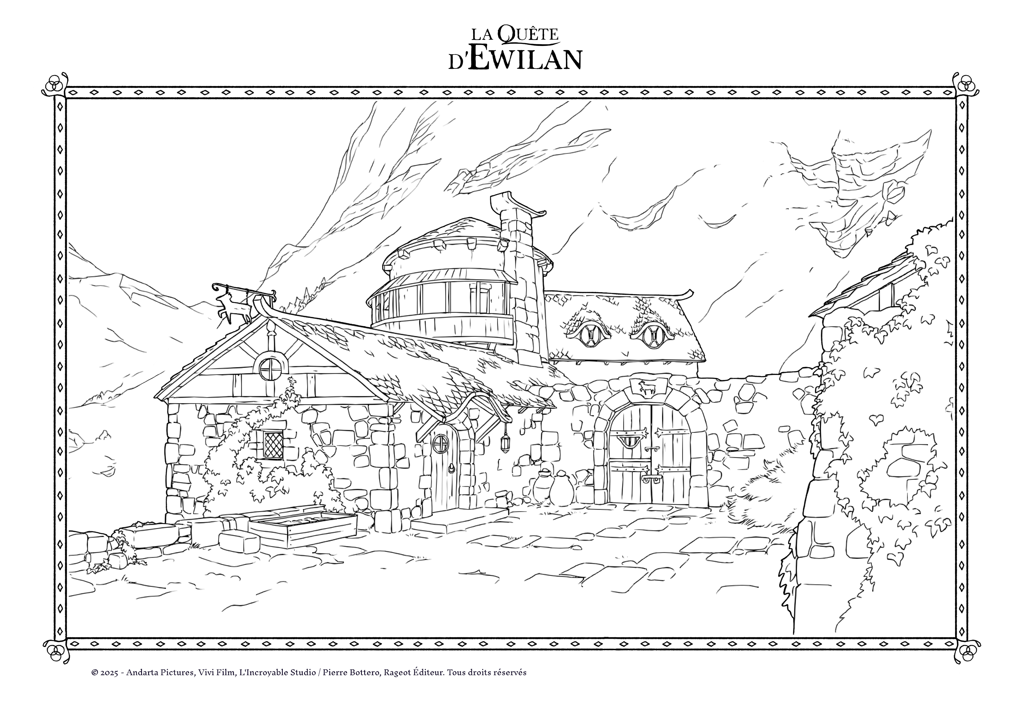 Coloriage L'Auberge