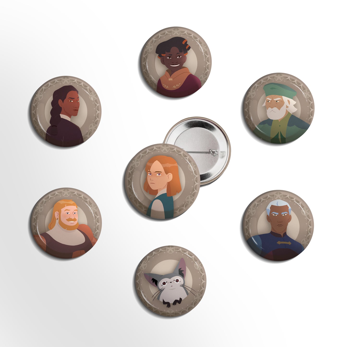 Badges Personnages