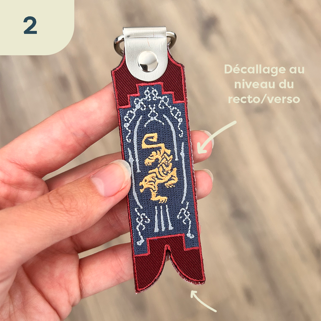 Porte-clé Étendards Cités [SECONDE CHANCE]