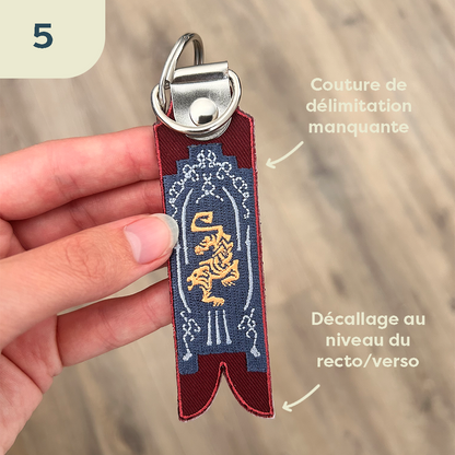 Porte-clé Étendards Cités [SECONDE CHANCE]