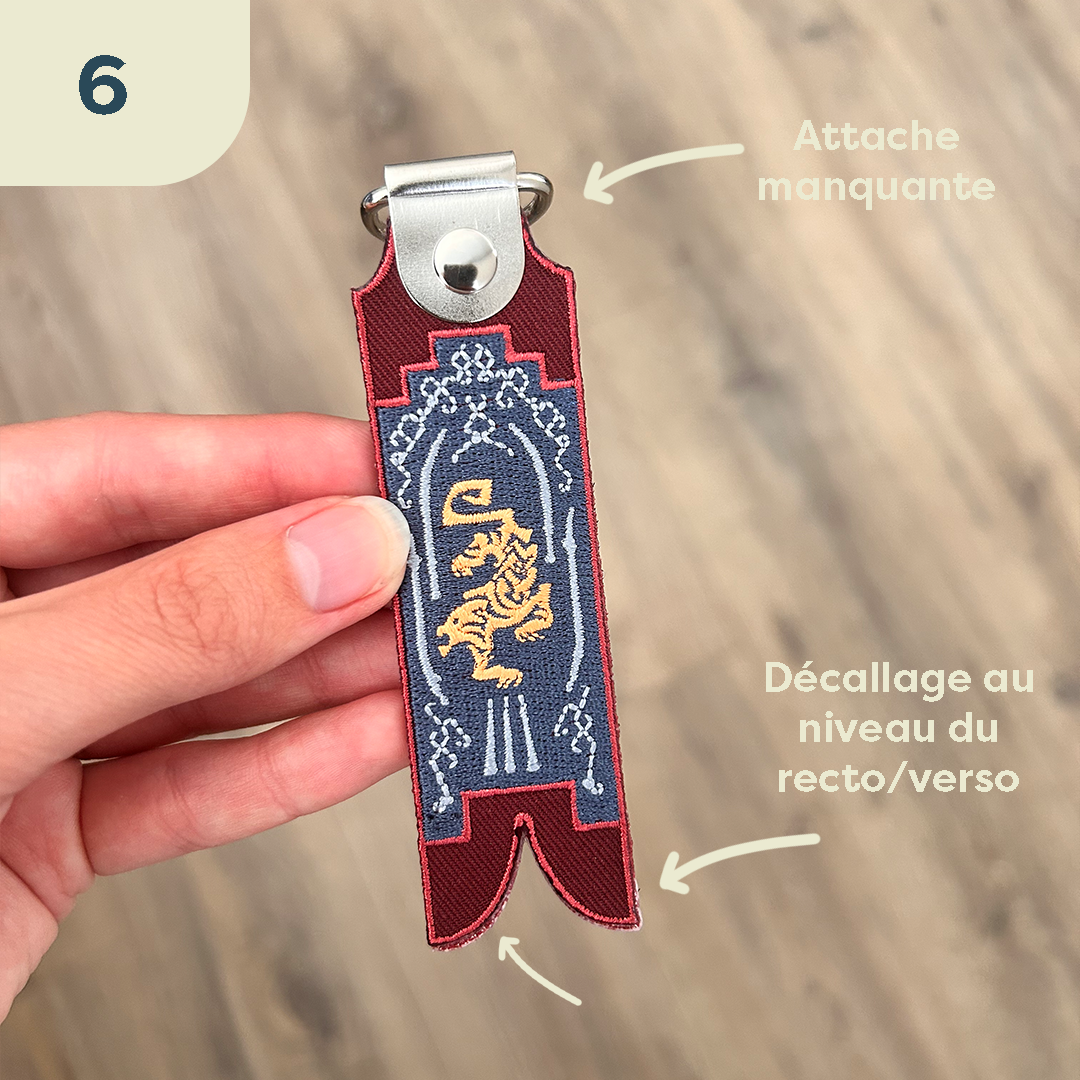 Porte-clé Étendards Cités [SECONDE CHANCE]