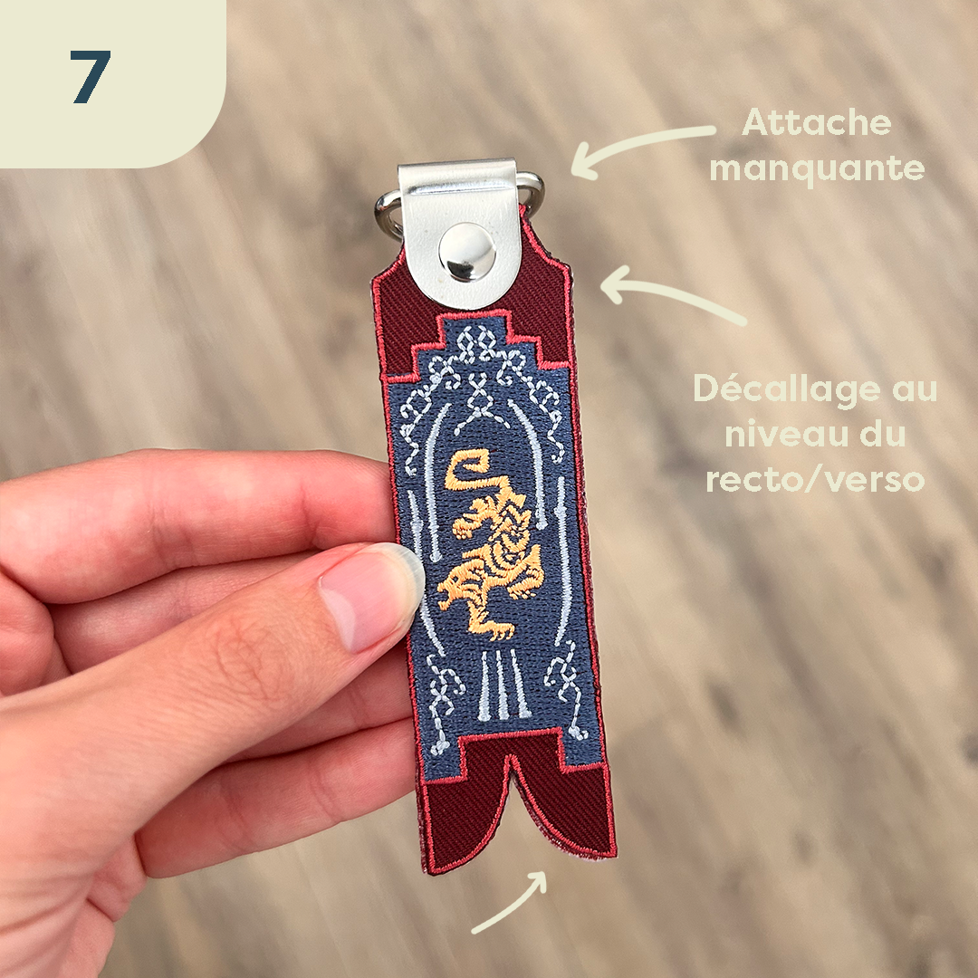 Porte-clé Étendards Cités [SECONDE CHANCE]