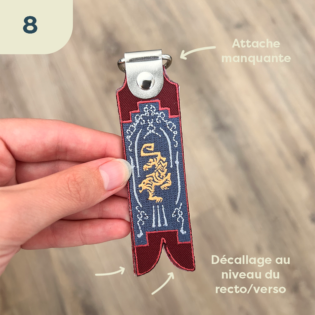 Porte-clé Étendards Cités [SECONDE CHANCE]