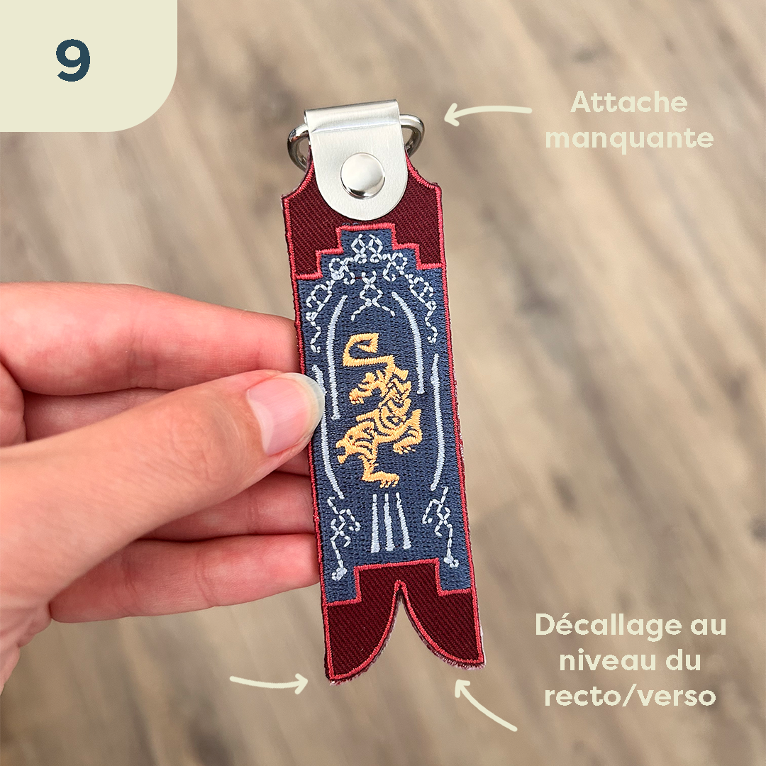 Porte-clé Étendards Cités [SECONDE CHANCE]