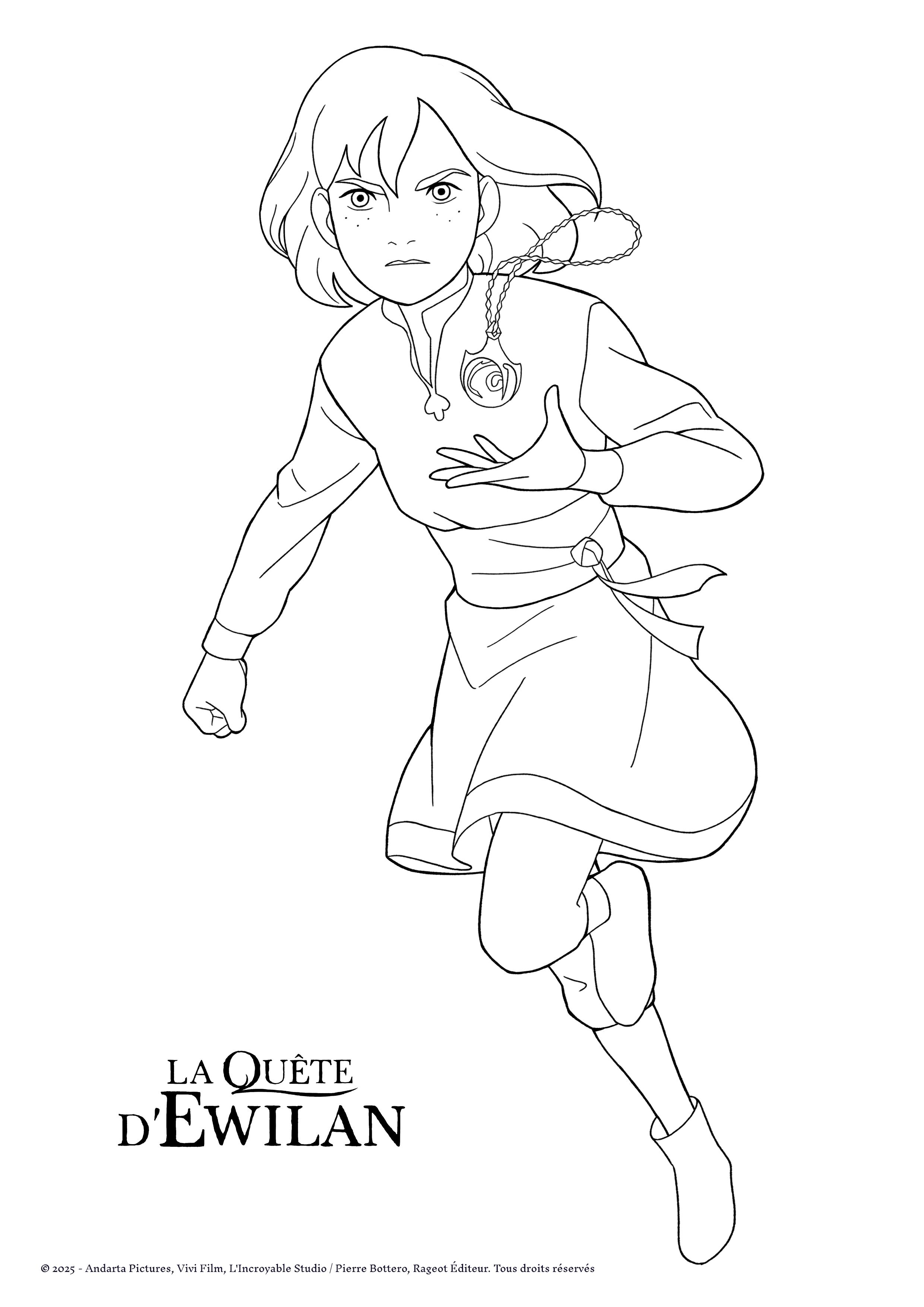 Coloriage Ewilan