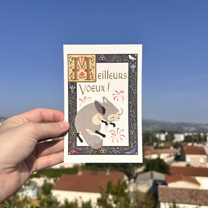 Cartes postales Marronnier Chuchoteur