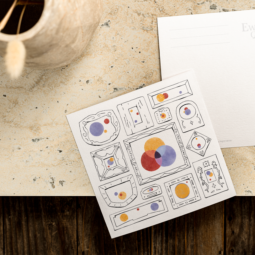 Carte Postale Cadres Dessinateur La Quête d'Ewilan - art print - Andarta Pictures