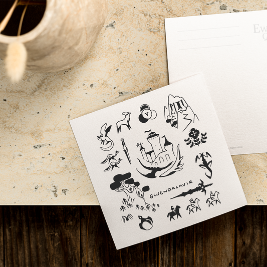 Carte postale Patchwork Alavirien
