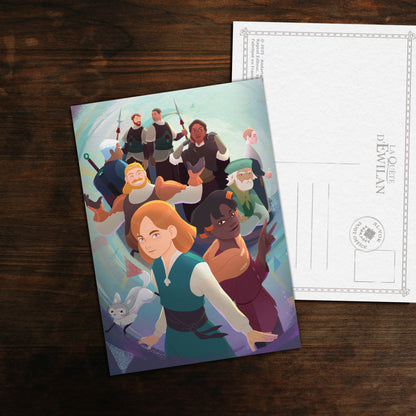 Carte postale Camille & ses compagnons